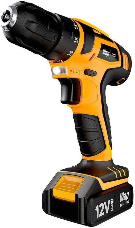 Parafusadeira e Furadeira Wap 12V BPF 12K3 Bivolt Bateria Li