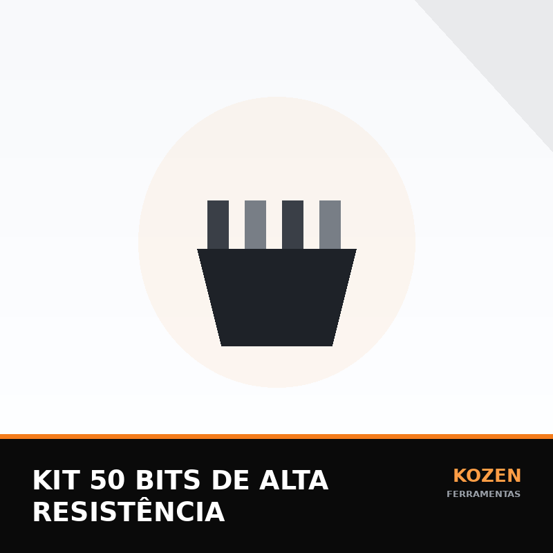 Kit 50 Bits de Alta Resistência