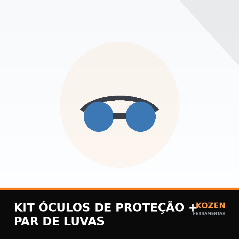Kit Óculos de Proteção + Par de Luvas
