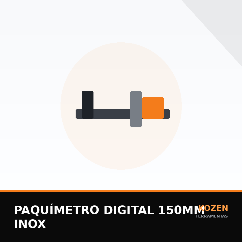 Paquímetro Digital 150mm Inox