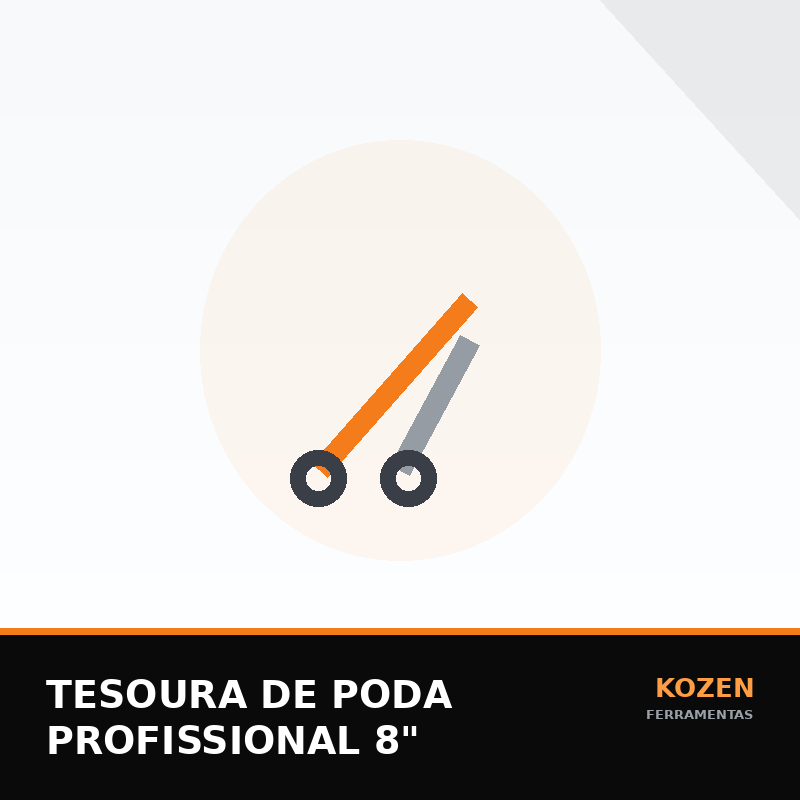 Tesoura de Poda Profissional 8"